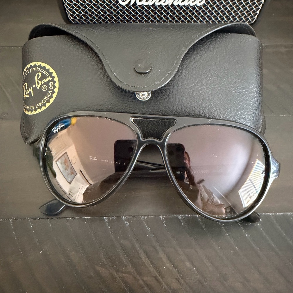 Ray-Ban Black Wayfarer-Style Sunglasses